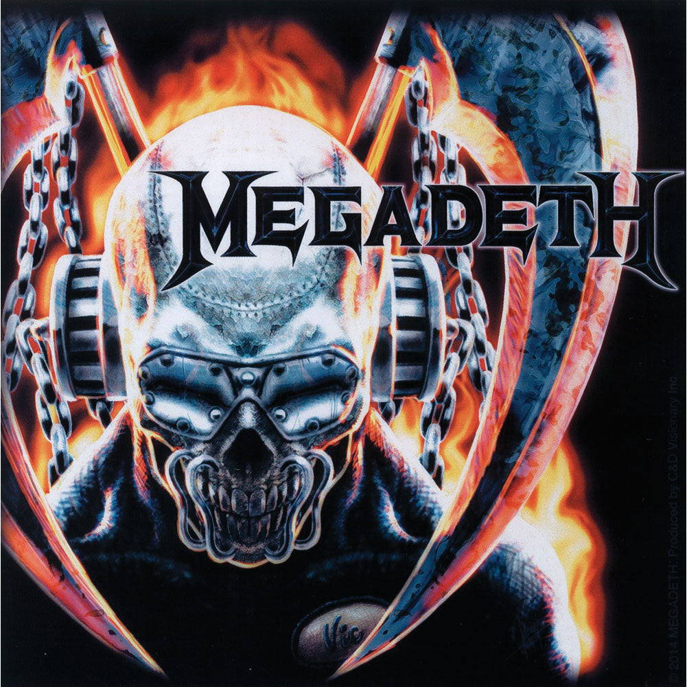 Megadeth Metal Skull Sticker