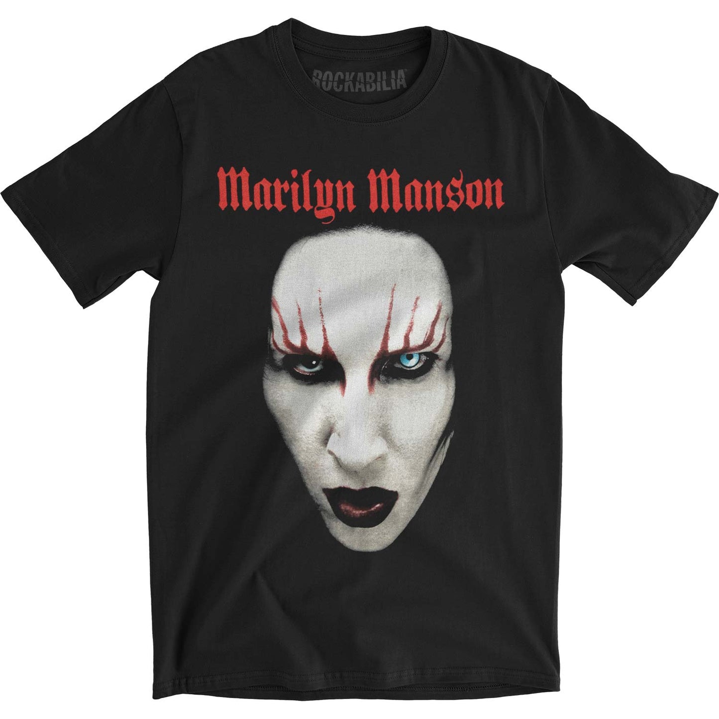 Marilyn Manson Red Lips Slim Fit T-shirt