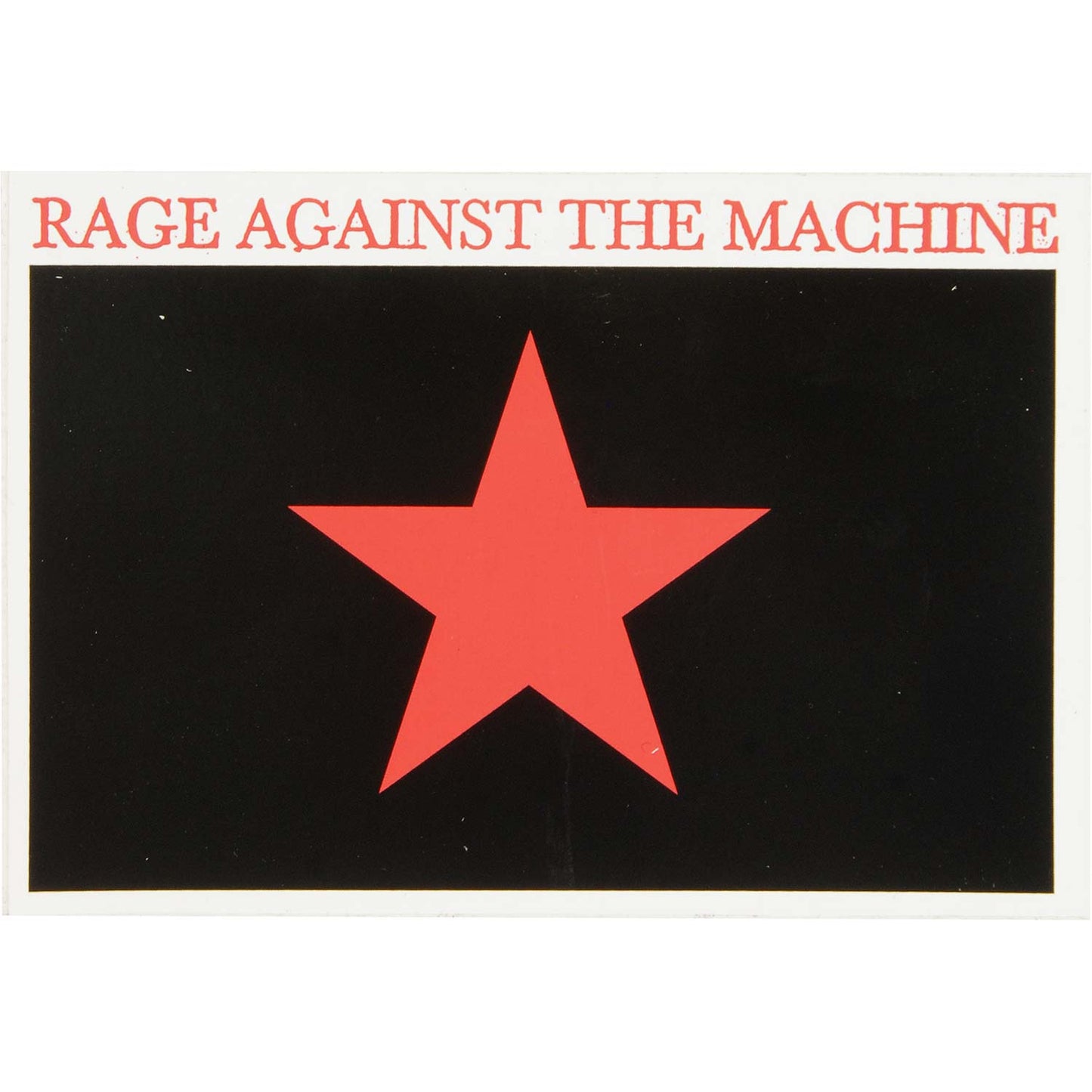 Rage Against The Machine Star Sticker
