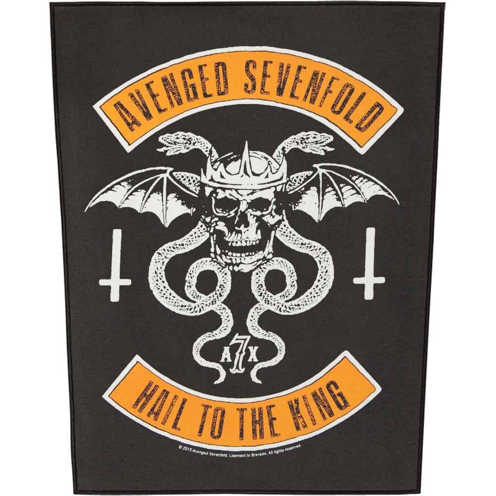 Avenged Sevenfold Biker Back Patch