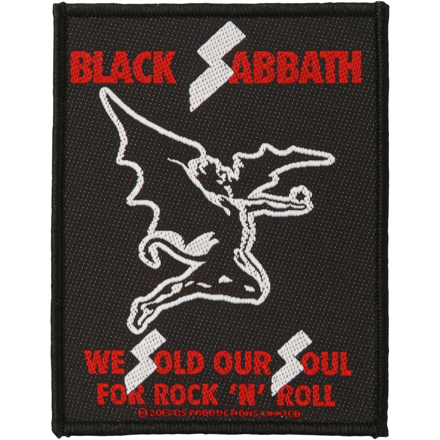 Black Sabbath Sold Our Souls Woven Patch