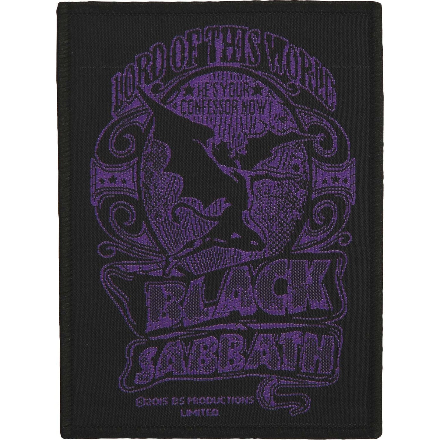 Black Sabbath Lord Of This World Woven Patch