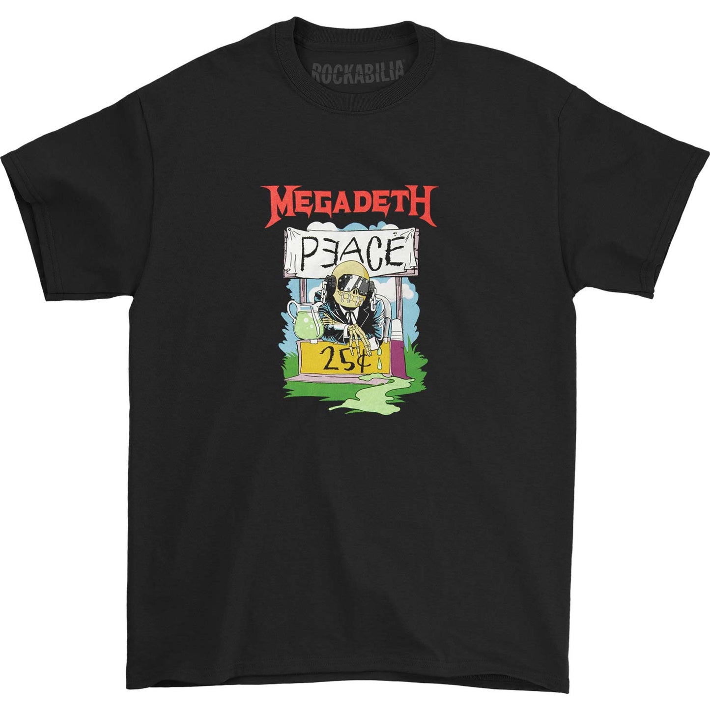 Megadeth Peace 25 Cents Youth Tee T-shirt