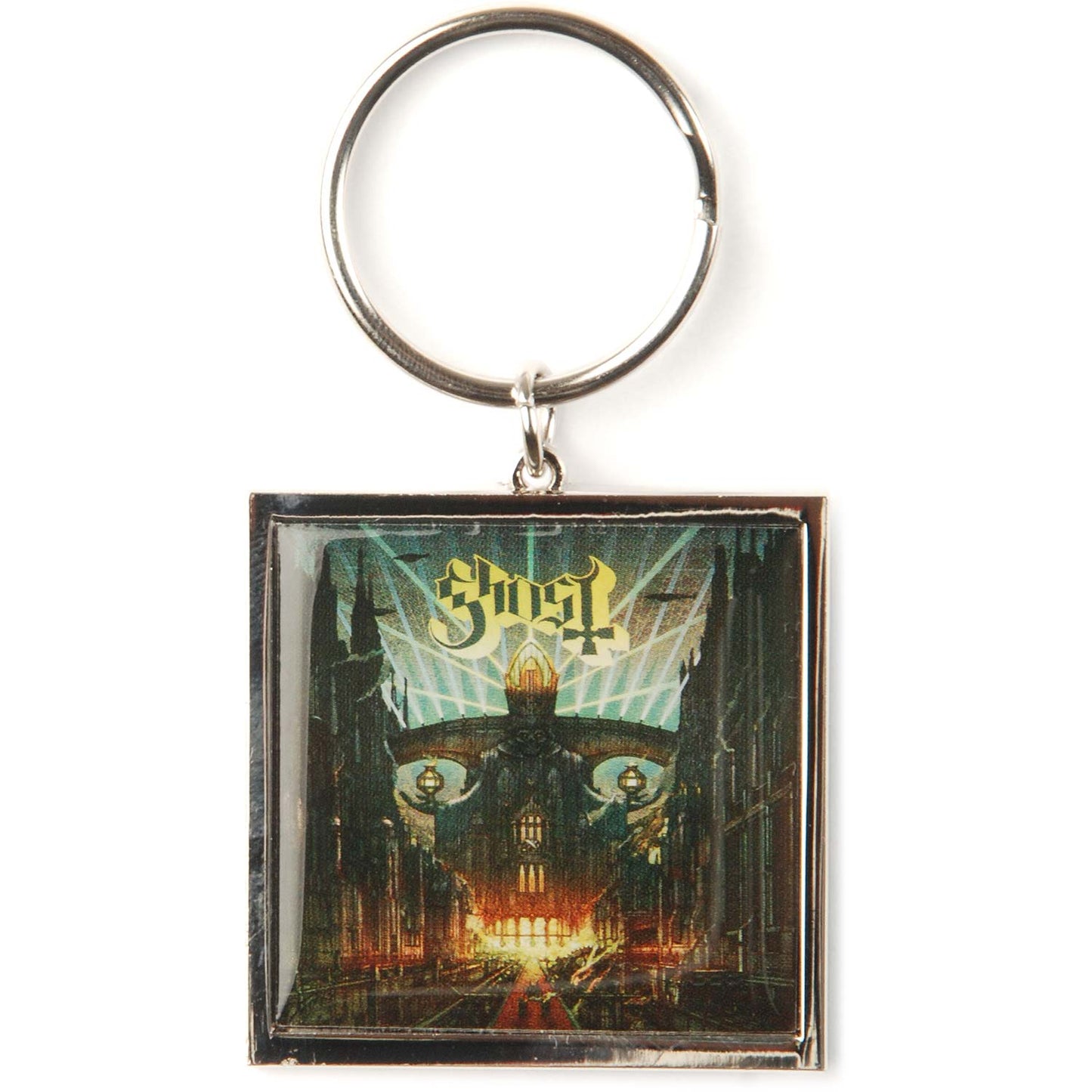 Ghost Meliora Metal Key Chain
