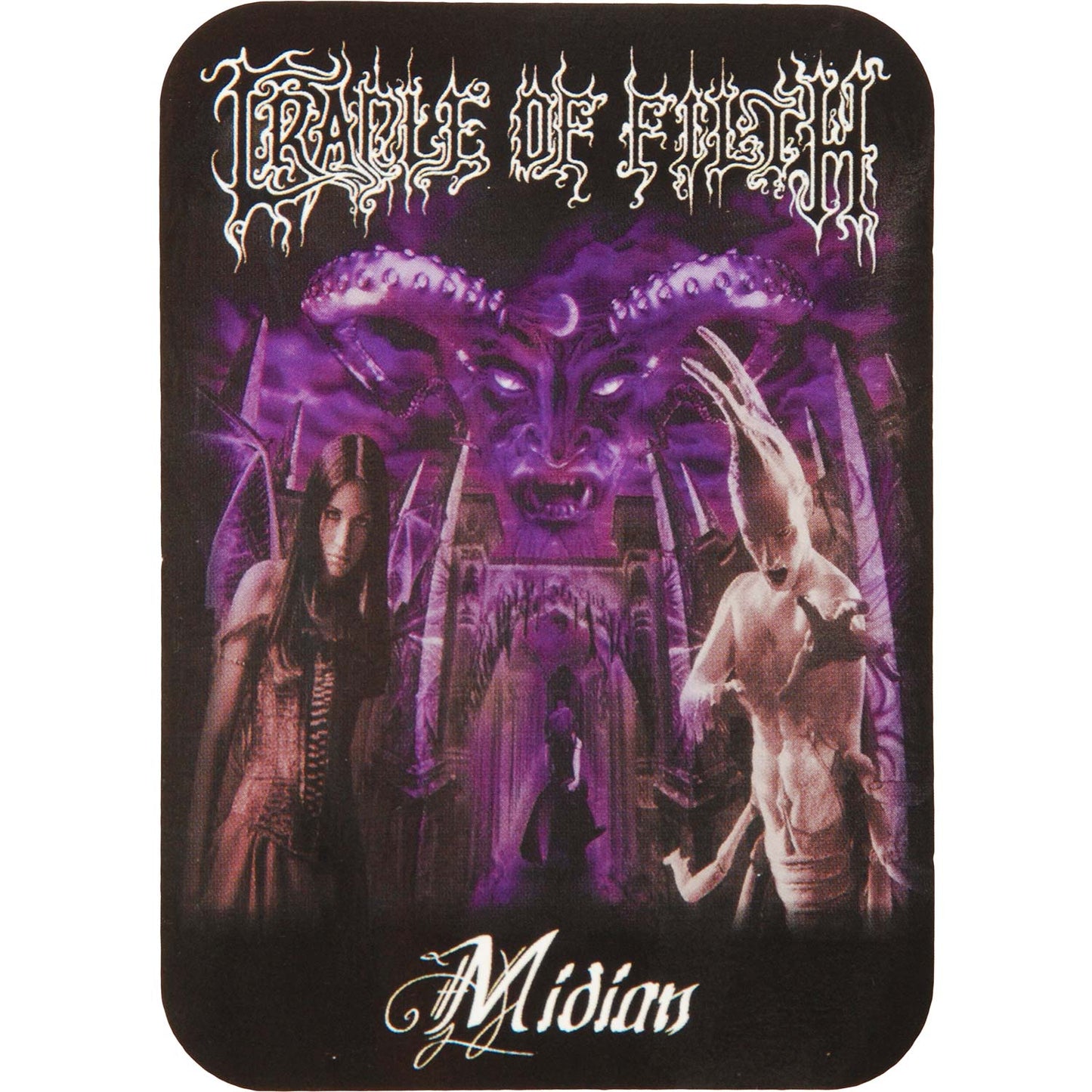 Cradle Of Filth Purple Demon (Mini) Sticker