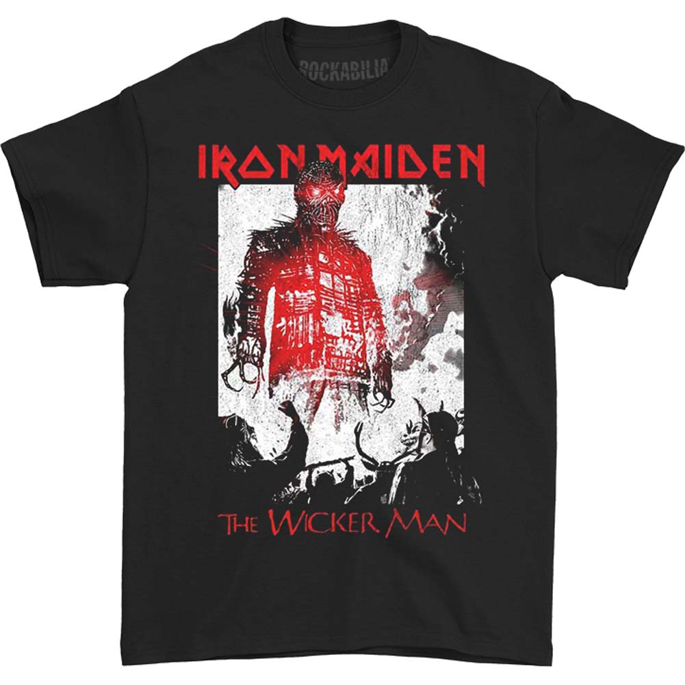 Iron Maiden The Wicker Man Smoke Slim Fit T-shirt