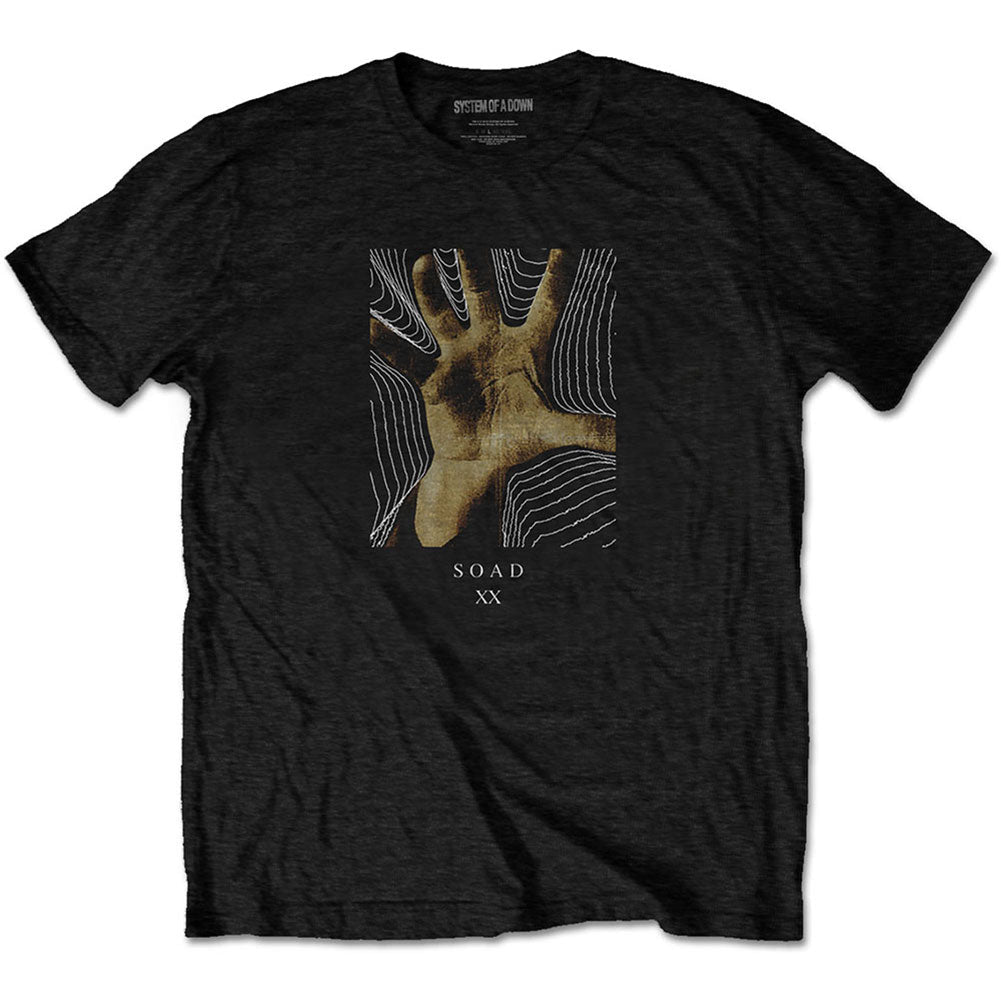 System Of A Down 20 Years Hand Slim Fit T-shirt