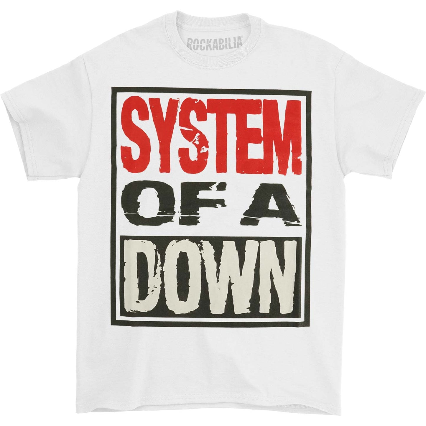 System Of A Down Triple Stack Box Slim Fit T-shirt