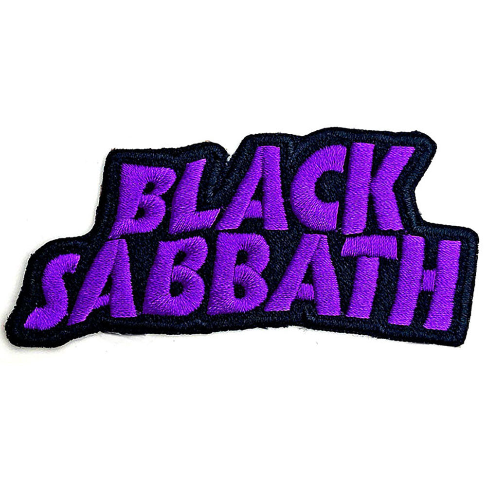Black Sabbath Cut-Out Wavy Logo Embroidered Patch