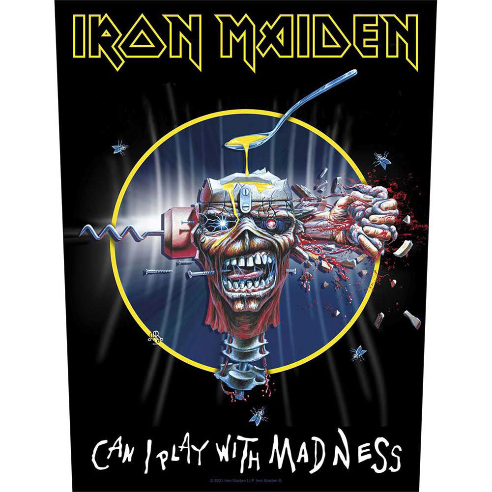 Iron Maiden Can I Play With Madness Back Patch