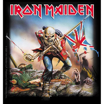 Iron Maiden British Flag Sticker