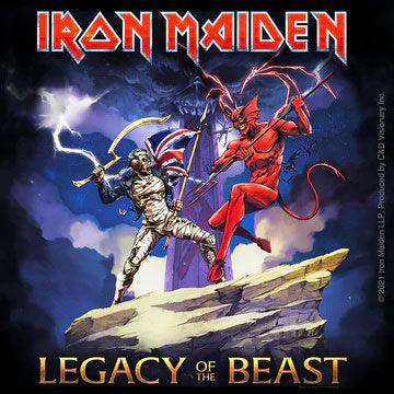 Iron Maiden Legacy of the Beast Sticker