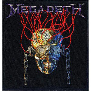 Megadeth Skull Wires Embroidered Patch