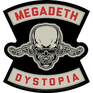 Megadeth Dystopia Sticker