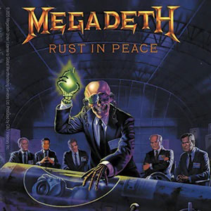 Megadeth Rust In Peace Sticker