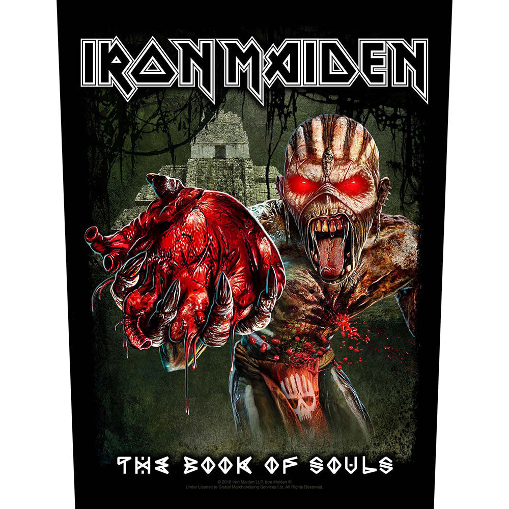 Iron Maiden Eddie's Heart Back Patch