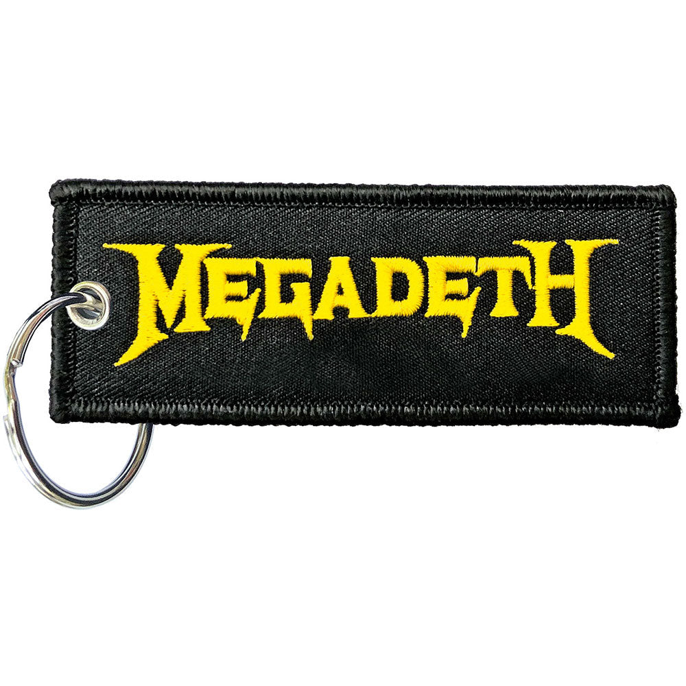 Megadeth Logo Embroidered Key Chain