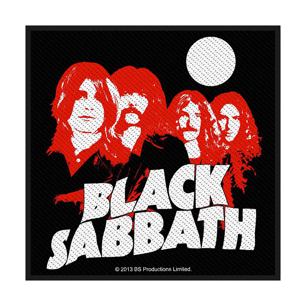 Black Sabbath Red Portraits Woven Patch