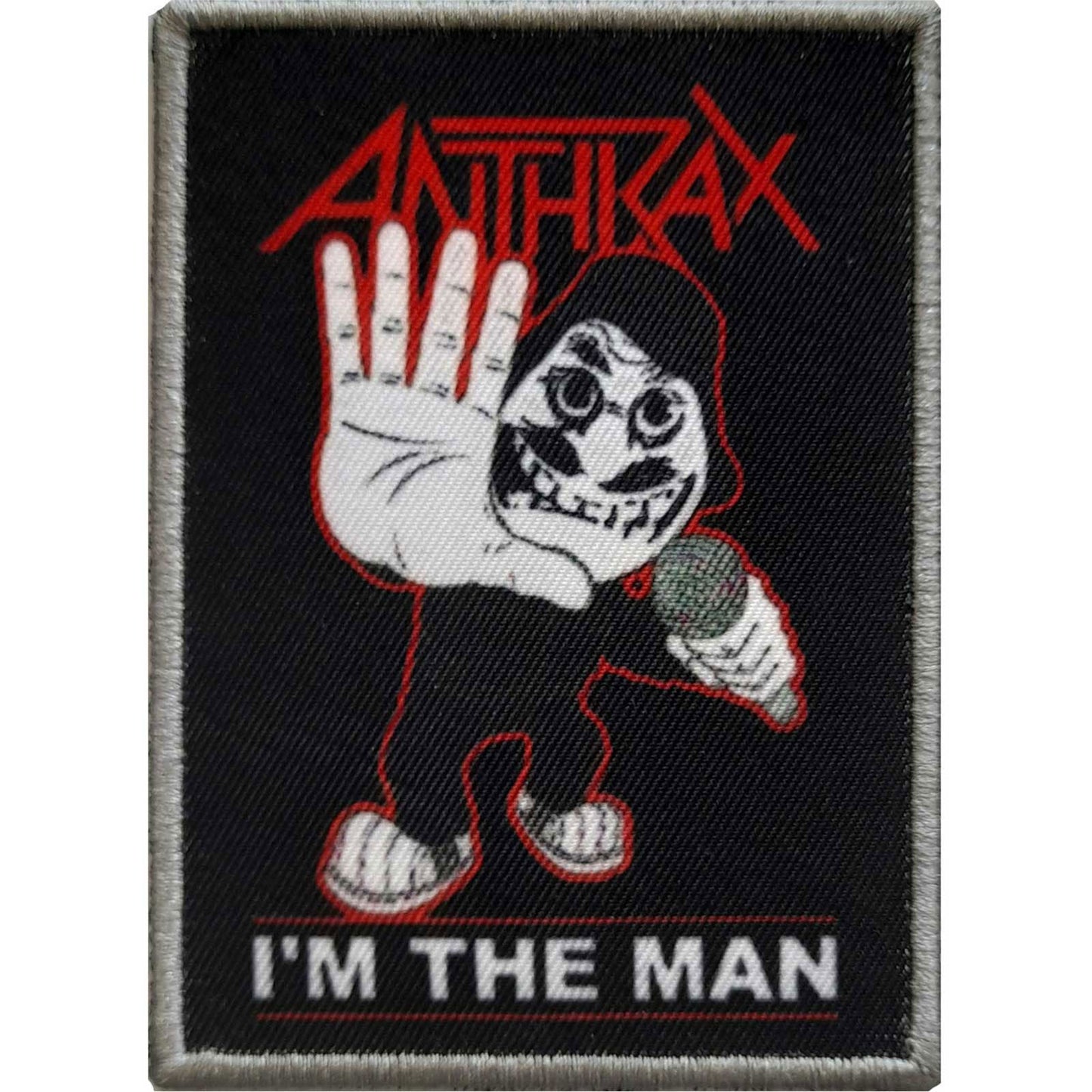 Anthrax I'm The Man Woven Patch