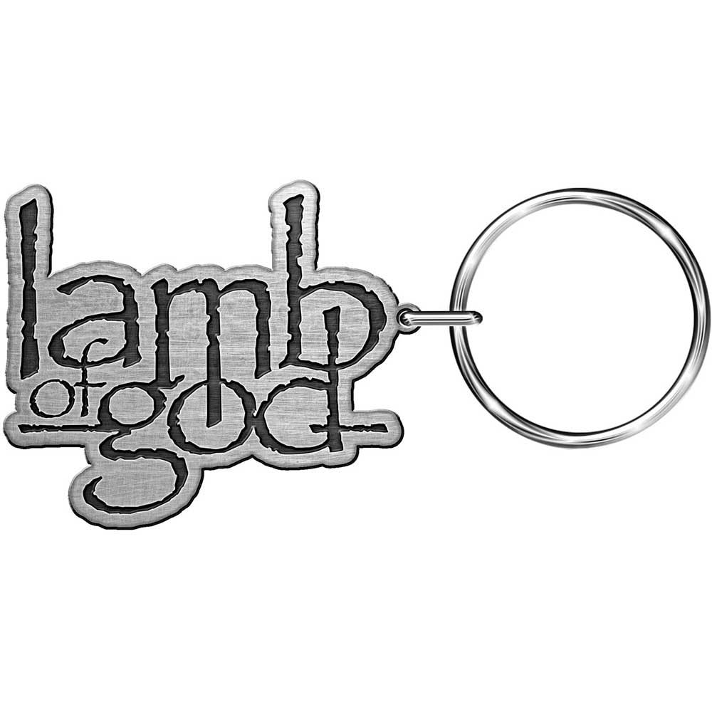 Lamb Of God Logo Metal Key Chain