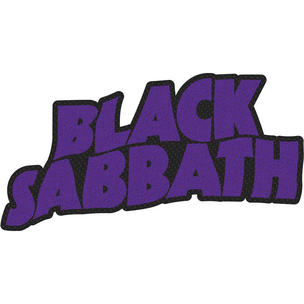 Black Sabbath Logo Cut Out Woven Patch