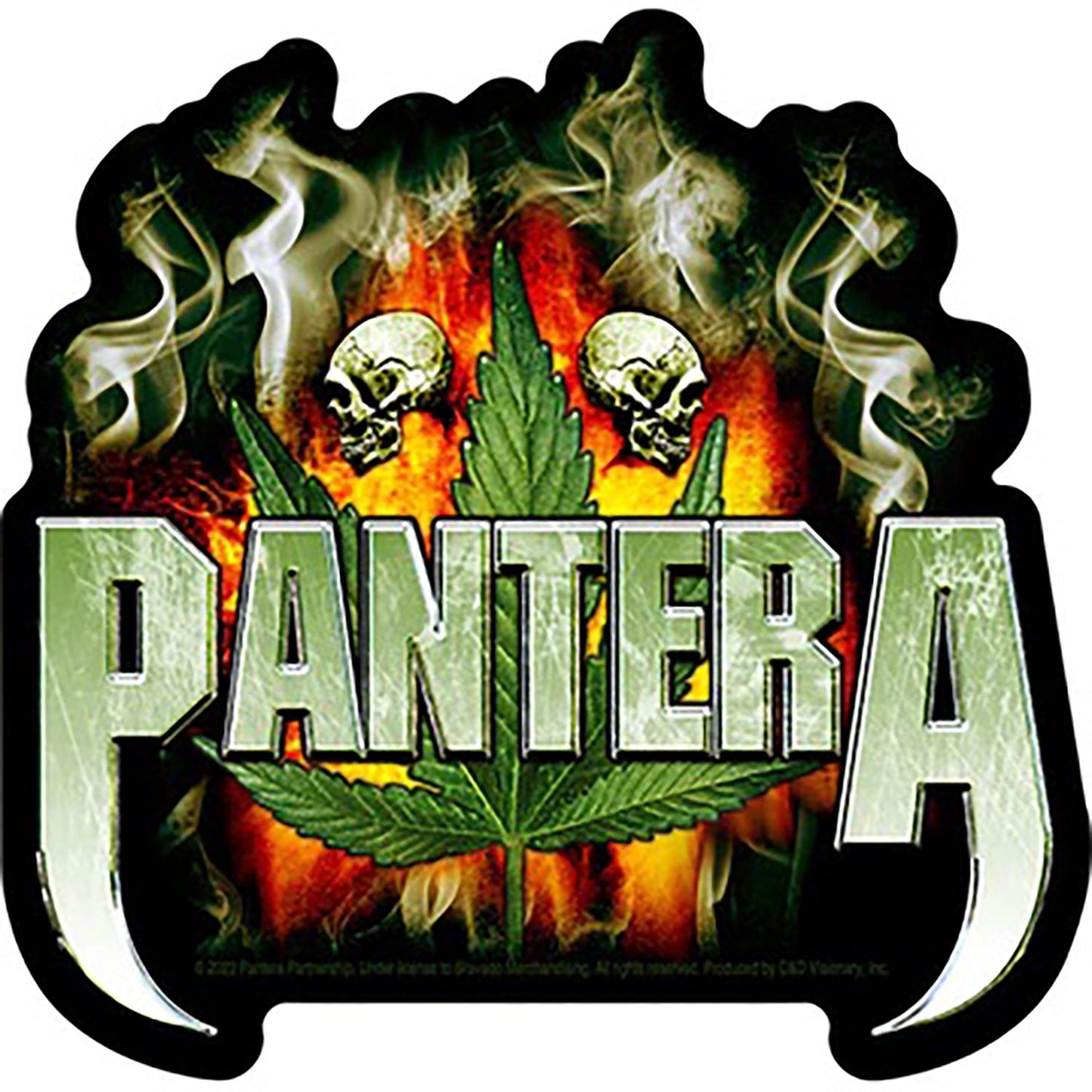 Pantera Smoking Sticker