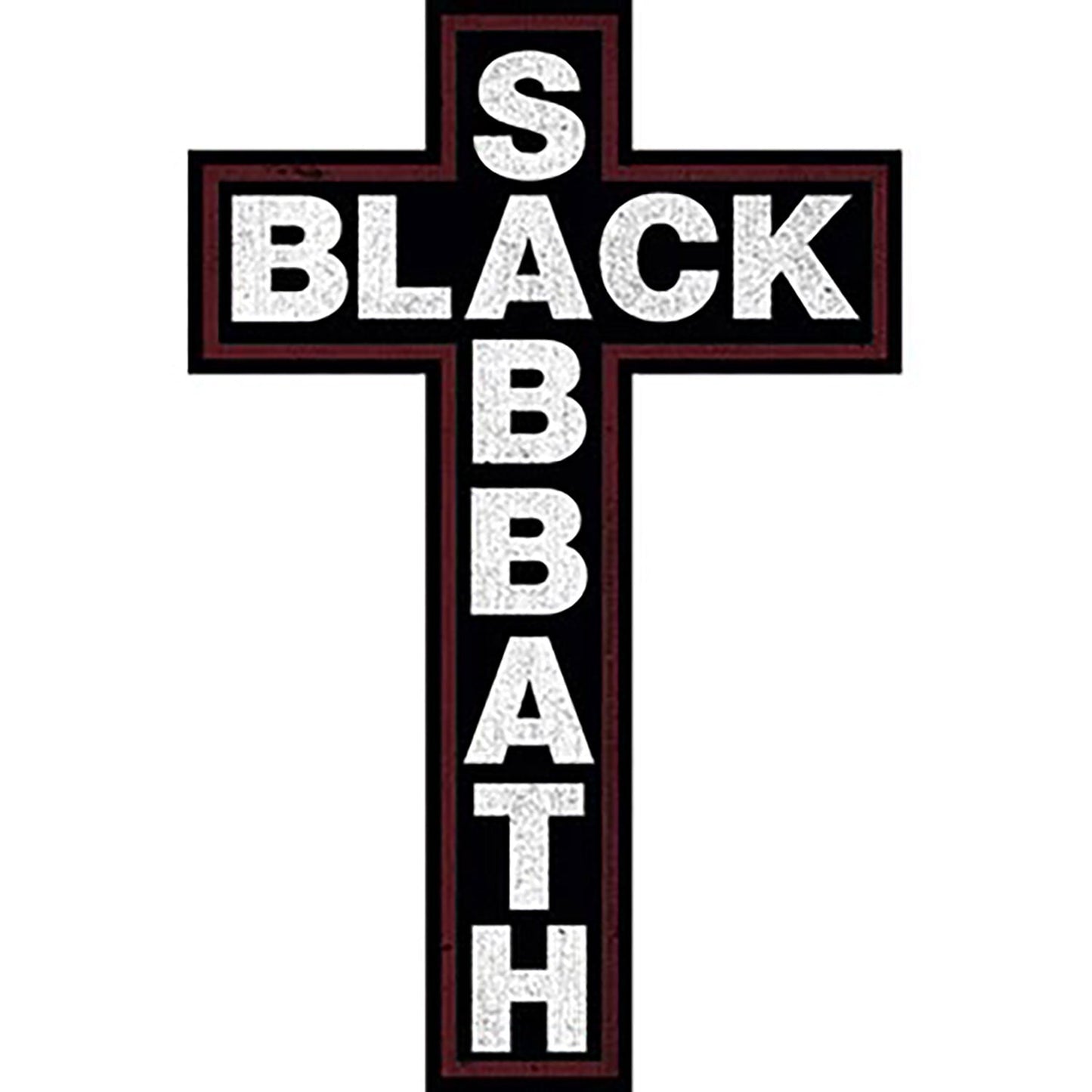 Black Sabbath Cross Sticker