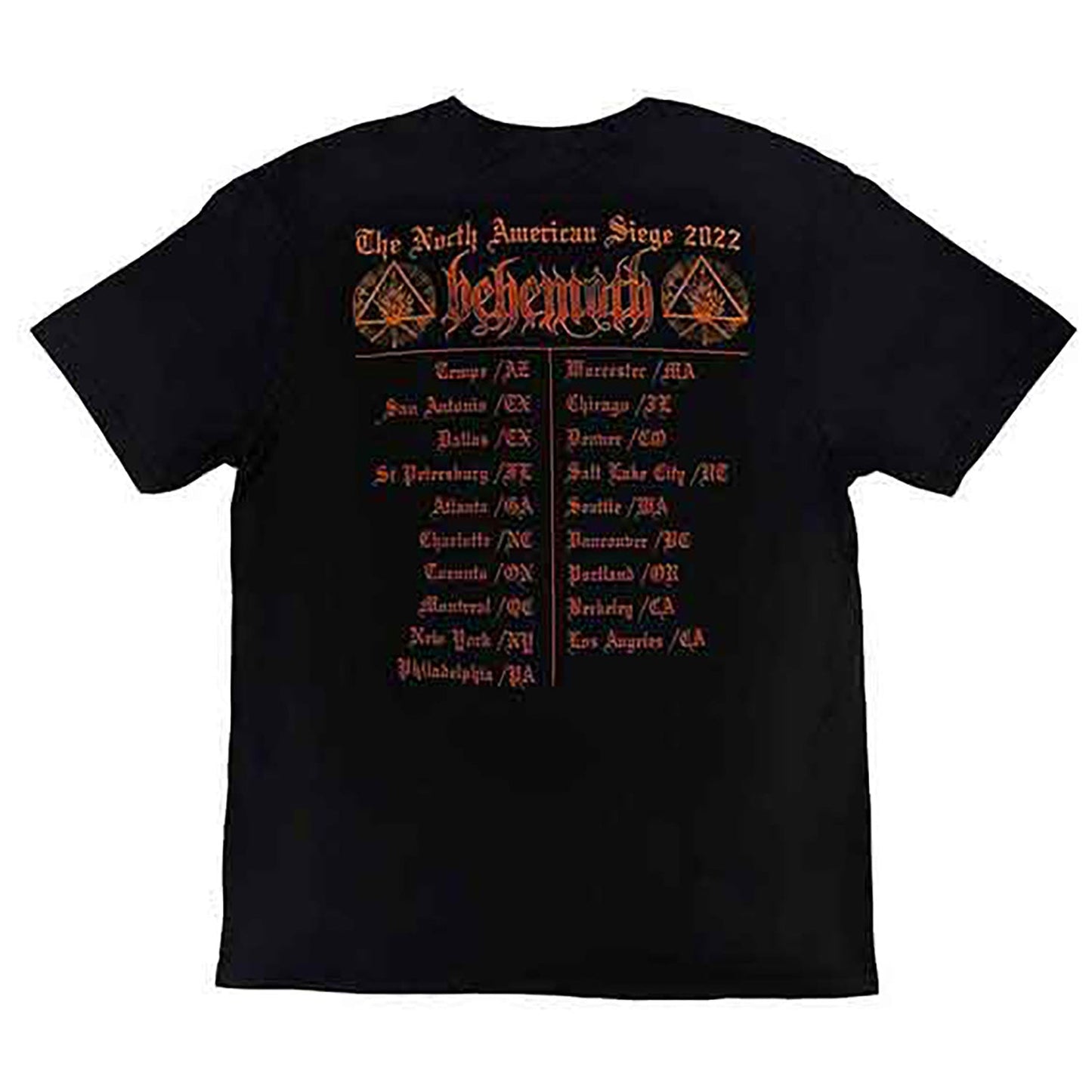 Behemoth North American Tour '22 Puppet Master T-shirt