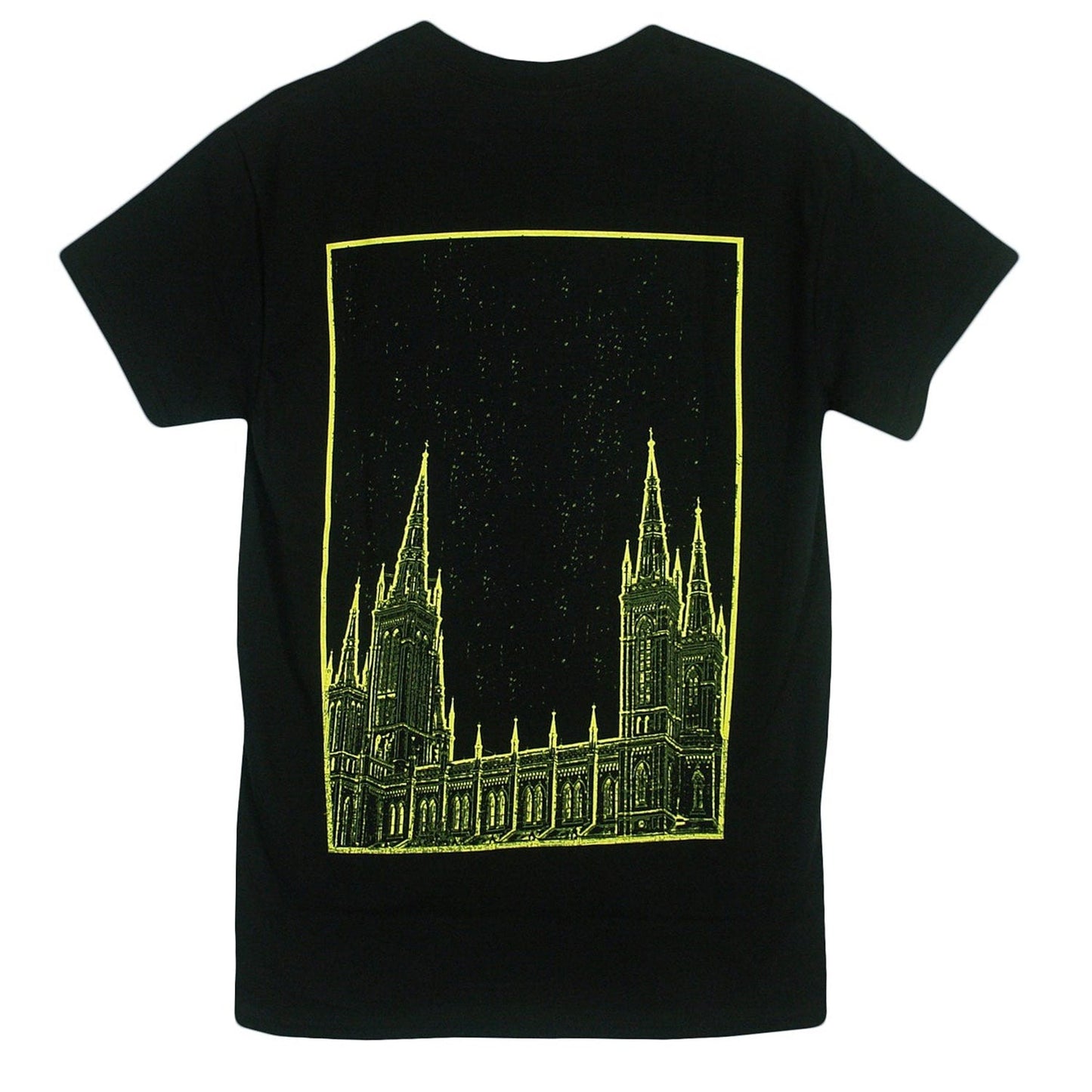 Knocked Loose Church (Yellow On Black) T-shirt
