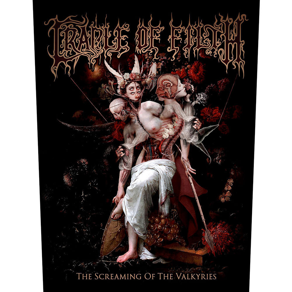 Cradle Of Filth Screaming Of The Valkyries Back Patch