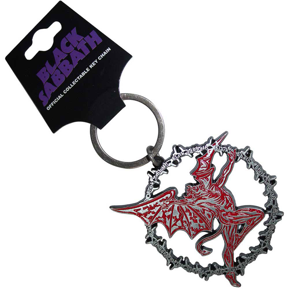 Black Sabbath Daemon Ring Metal Key Chain