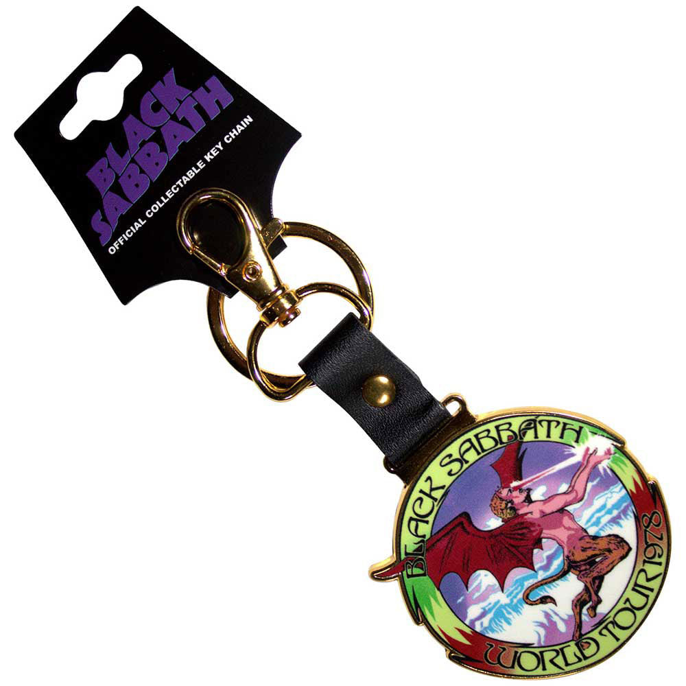 Black Sabbath World Tour 1978 Metal Key Chain