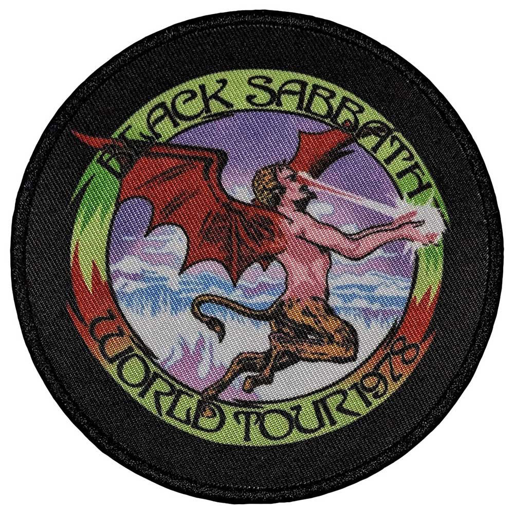 Black Sabbath World Tour 1978 Woven Patch