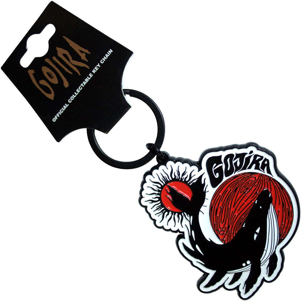 Gojira Whale Metal Key Chain