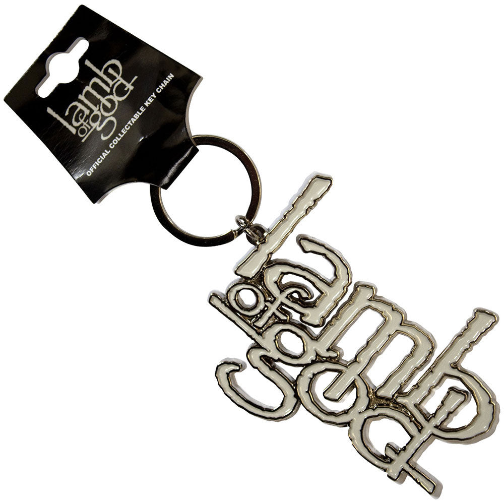 Lamb Of God Logo Metal Key Chain