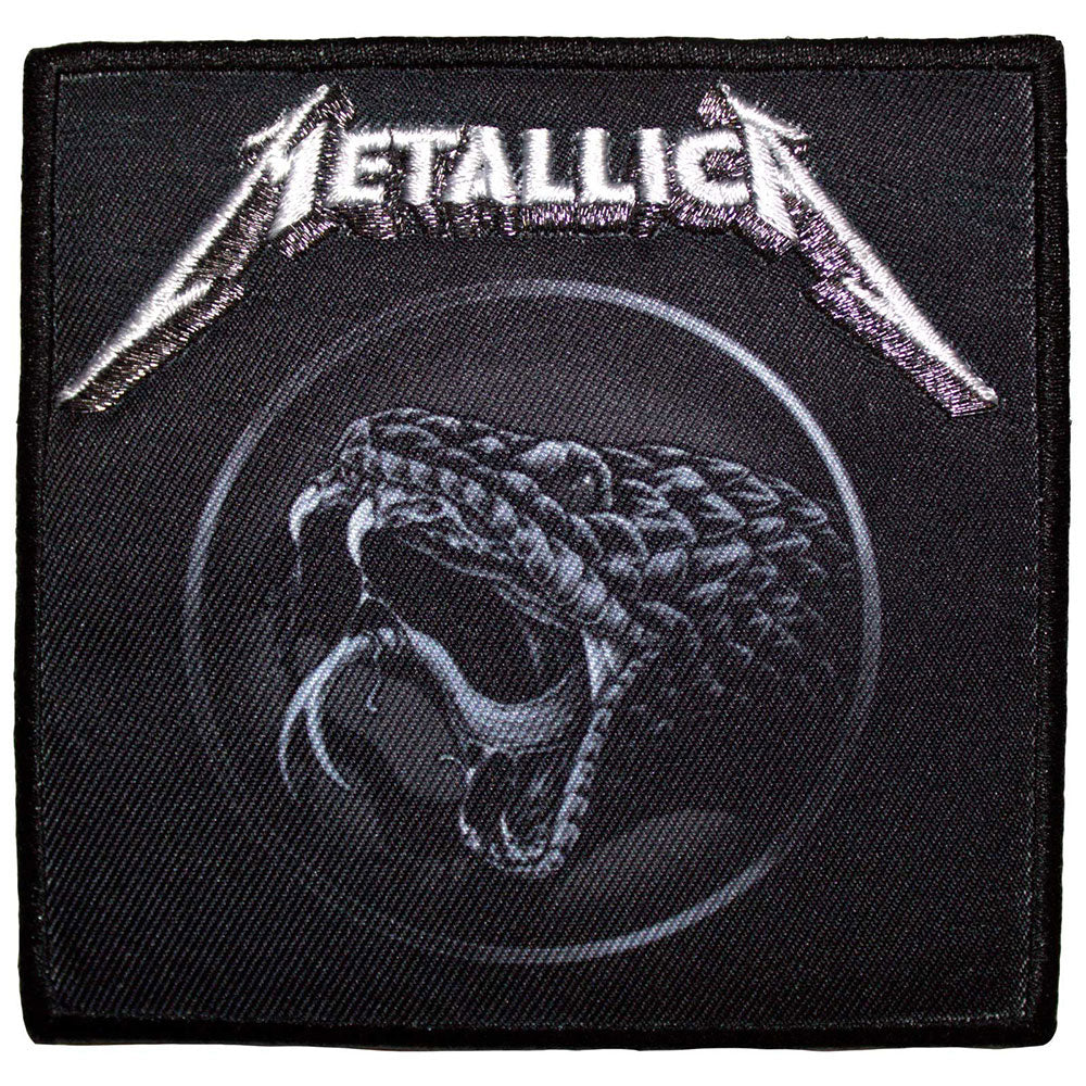 Metallica Black Album Poster Woven Patch