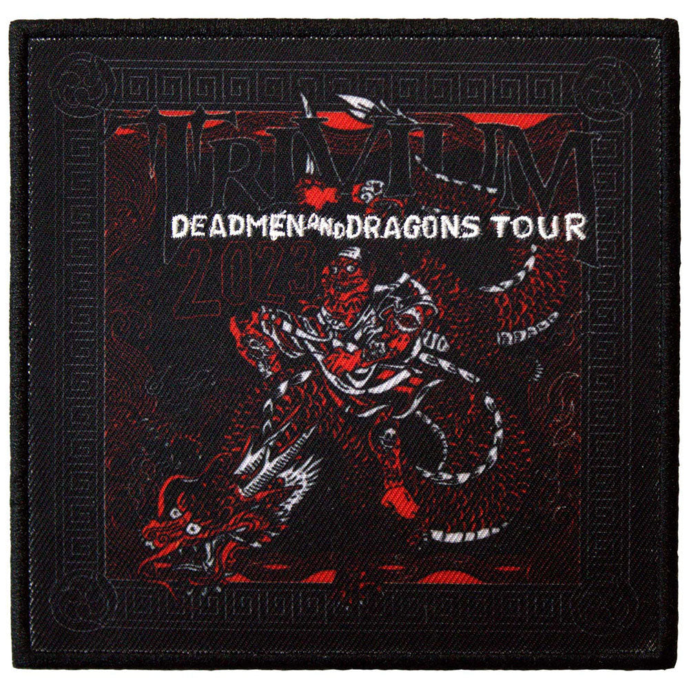 Trivium Deadmen & Dragons Tour '23 Woven Patch