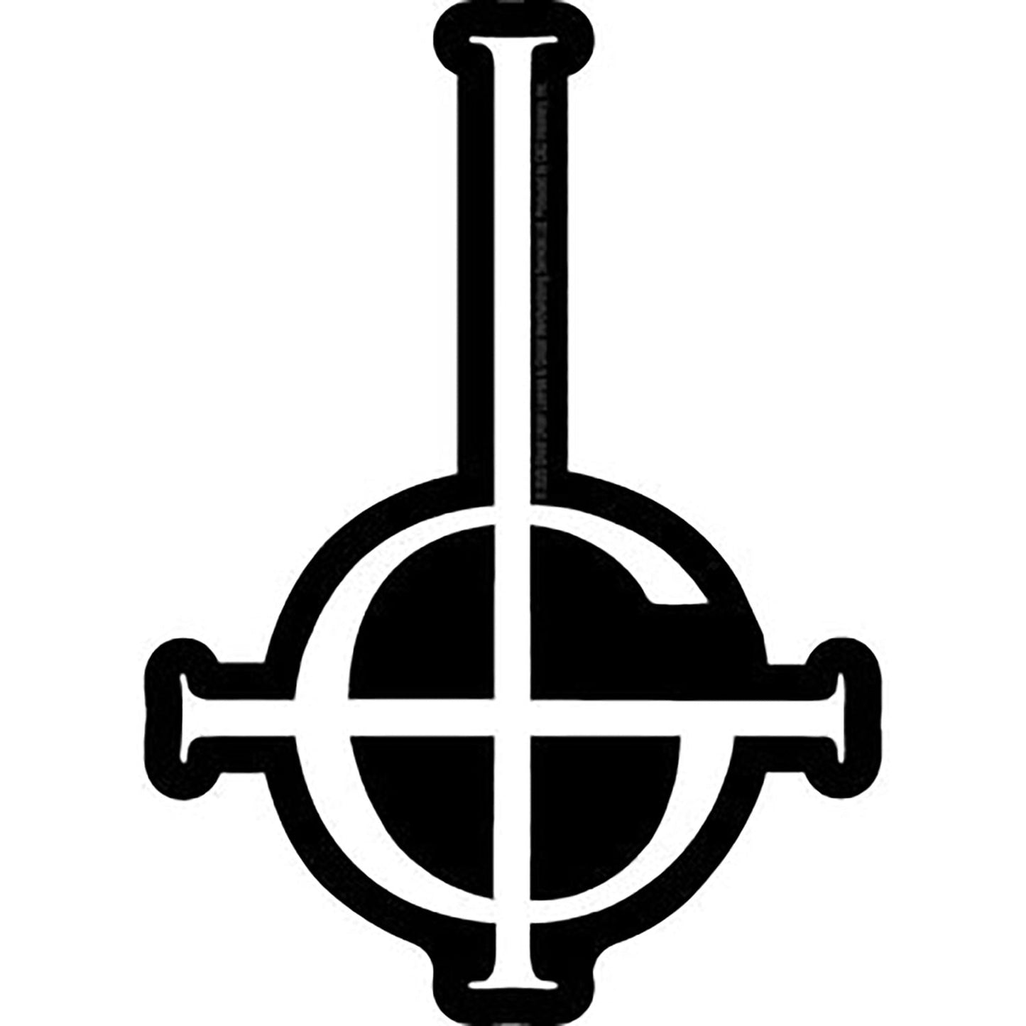 Ghost Grucifix Sticker