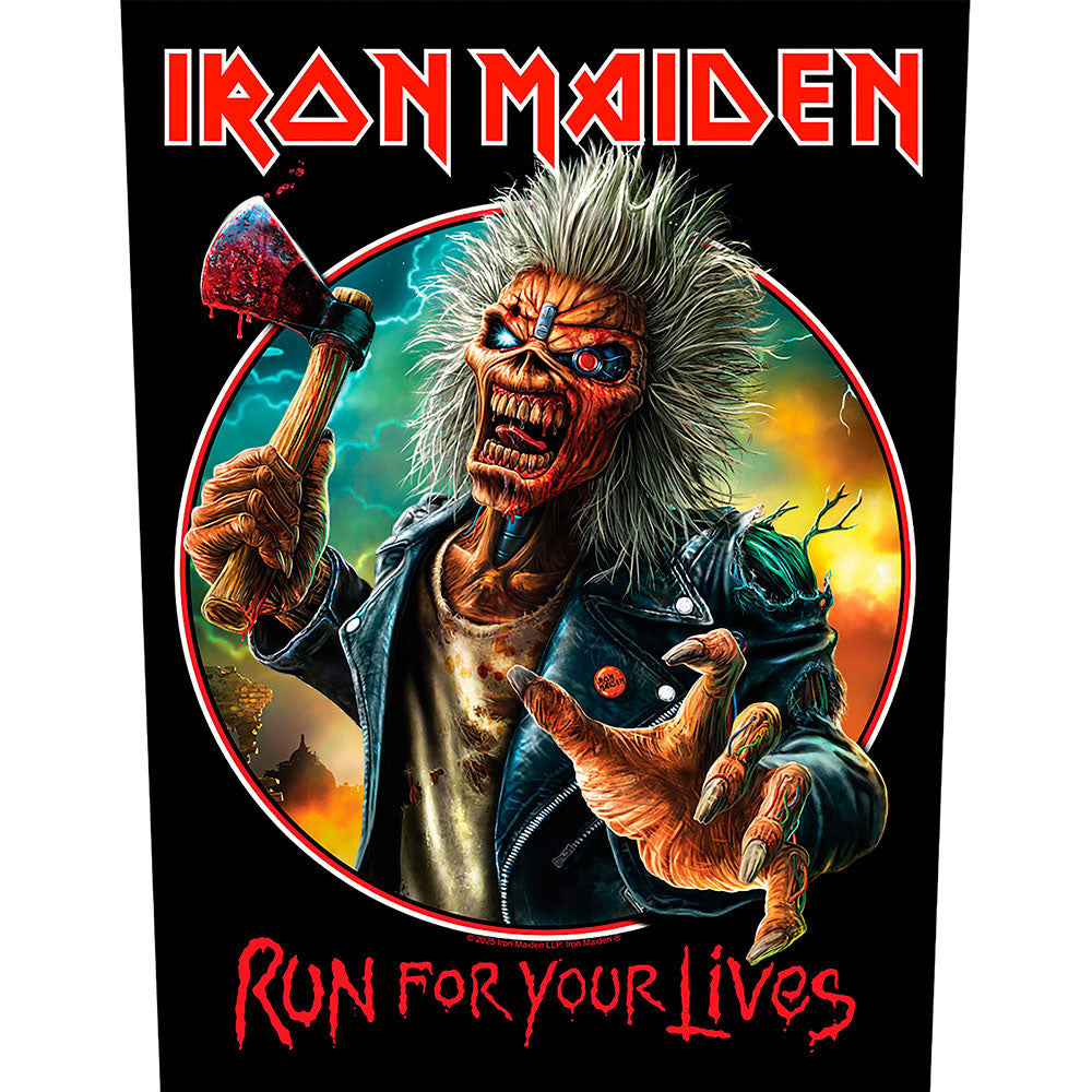 Iron Maiden Run For Your Lives Back Patch