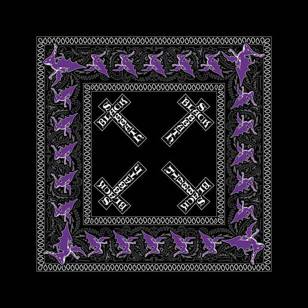 Black Sabbath Cross Logo Bandana
