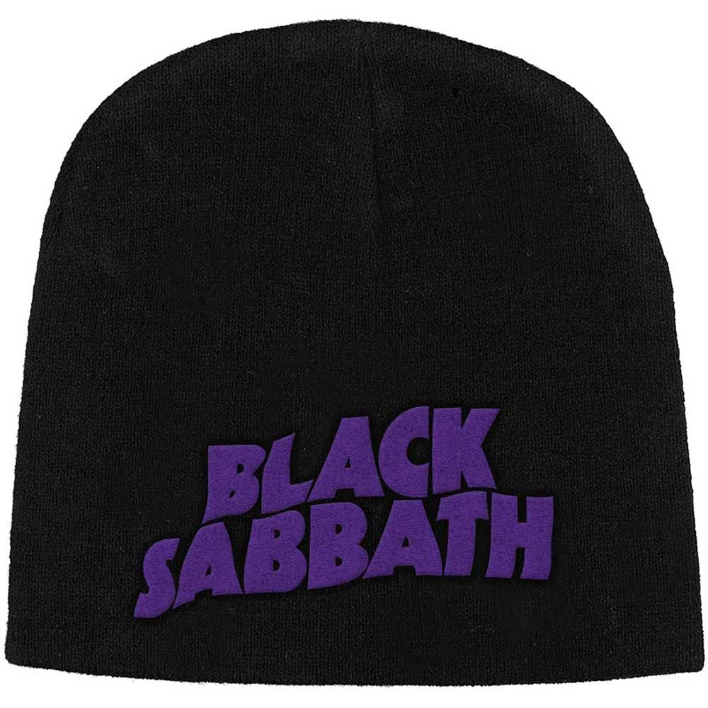 Black Sabbath Purple Logo Beanie