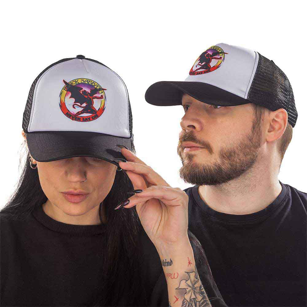 Black Sabbath Never Say Die Trucker Cap