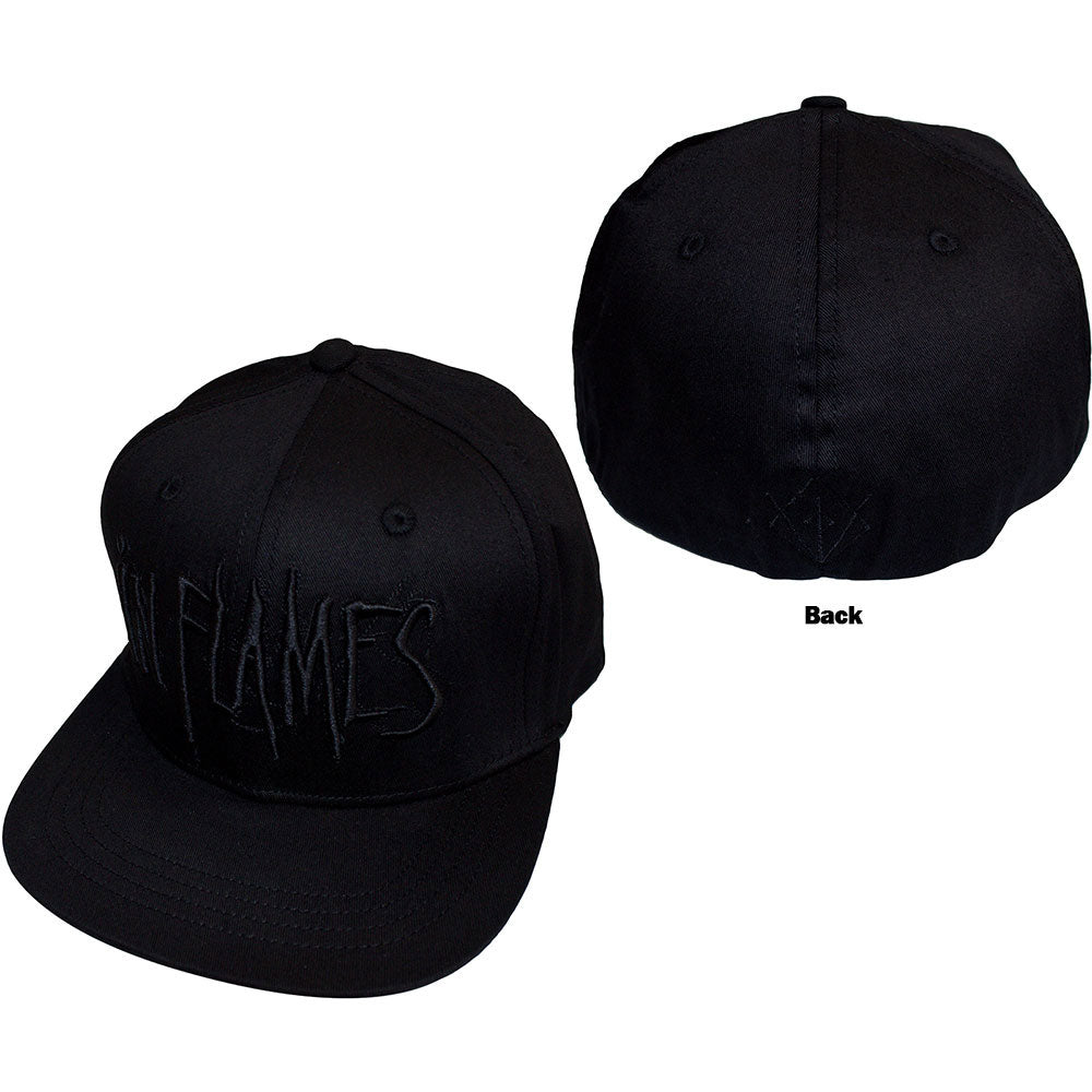 In Flames Black Logo Baseball Cap