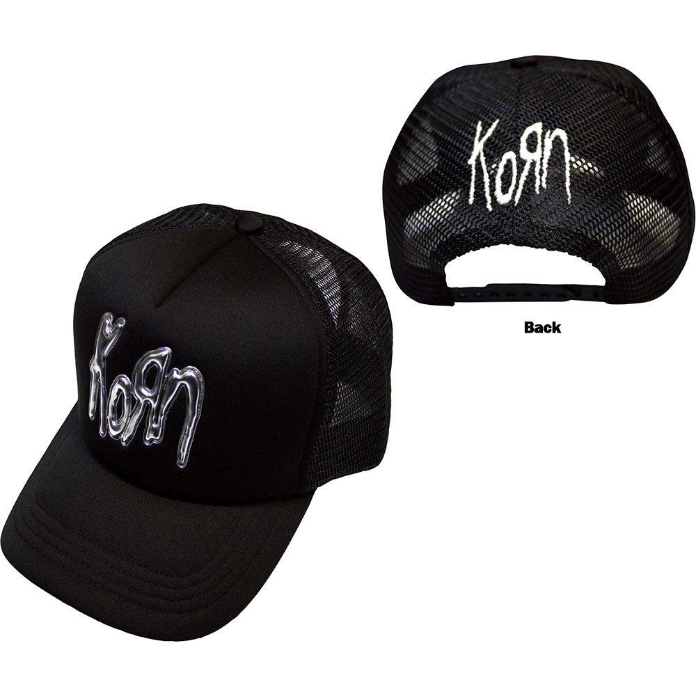 Korn Sonic Silver Logo Trucker Cap