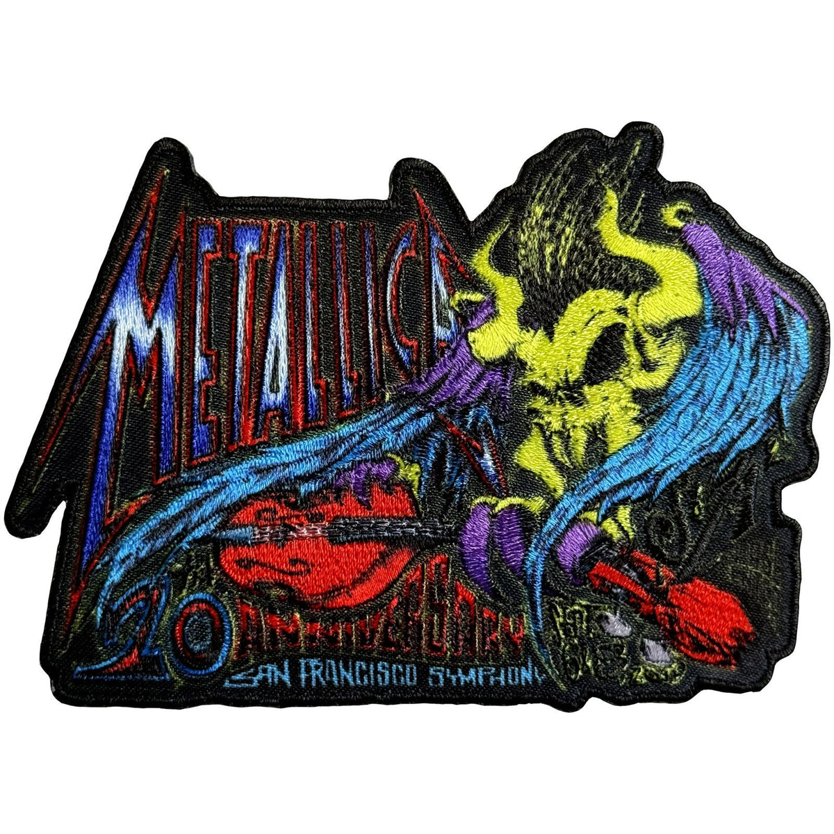 Metallica Fillmore S & M Poster Woven Patch