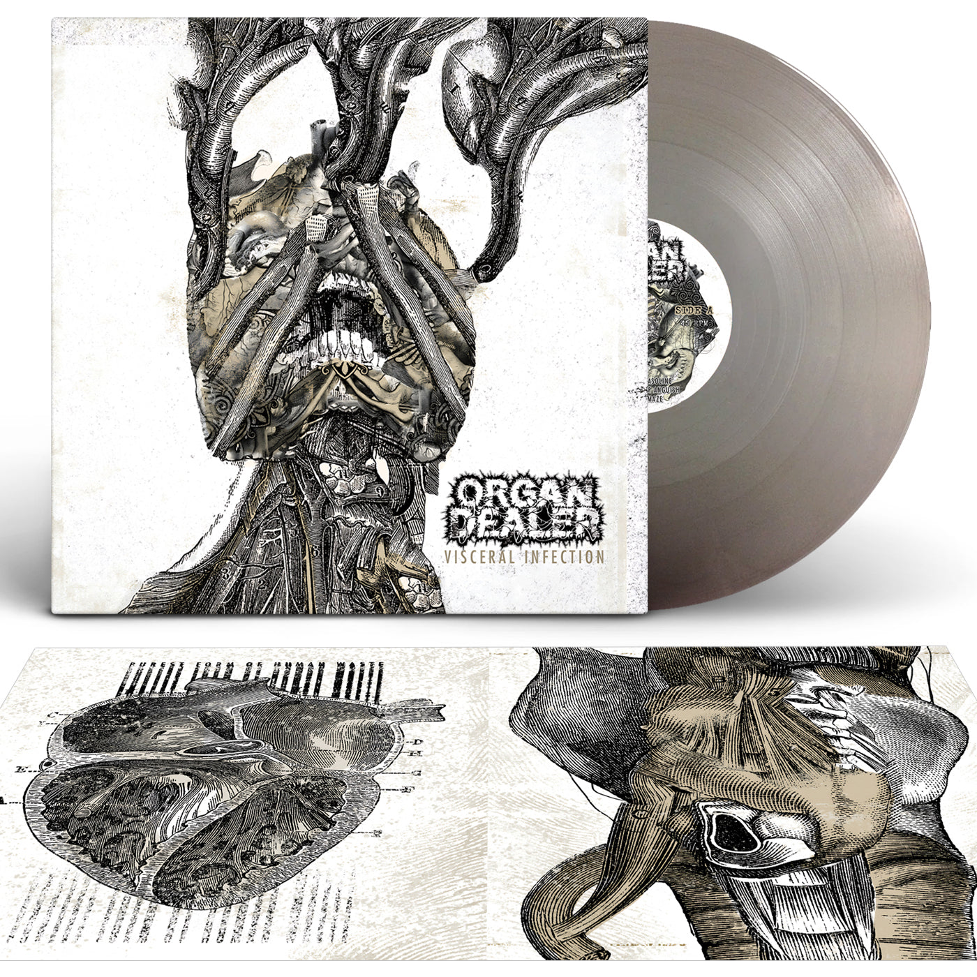 ORGAN DEALER - Visceral Infection LP (Metallic Silver) LTD To 141