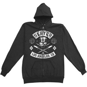 Tribes Zippered Hooded Sweatshirt