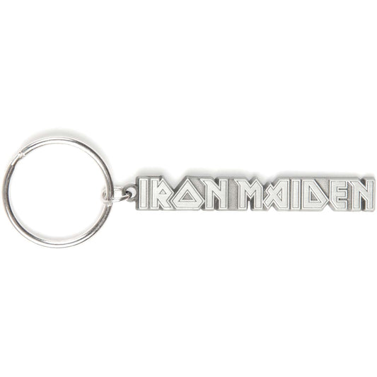 Iron Maiden Logo With No Tails Metal Key Chain