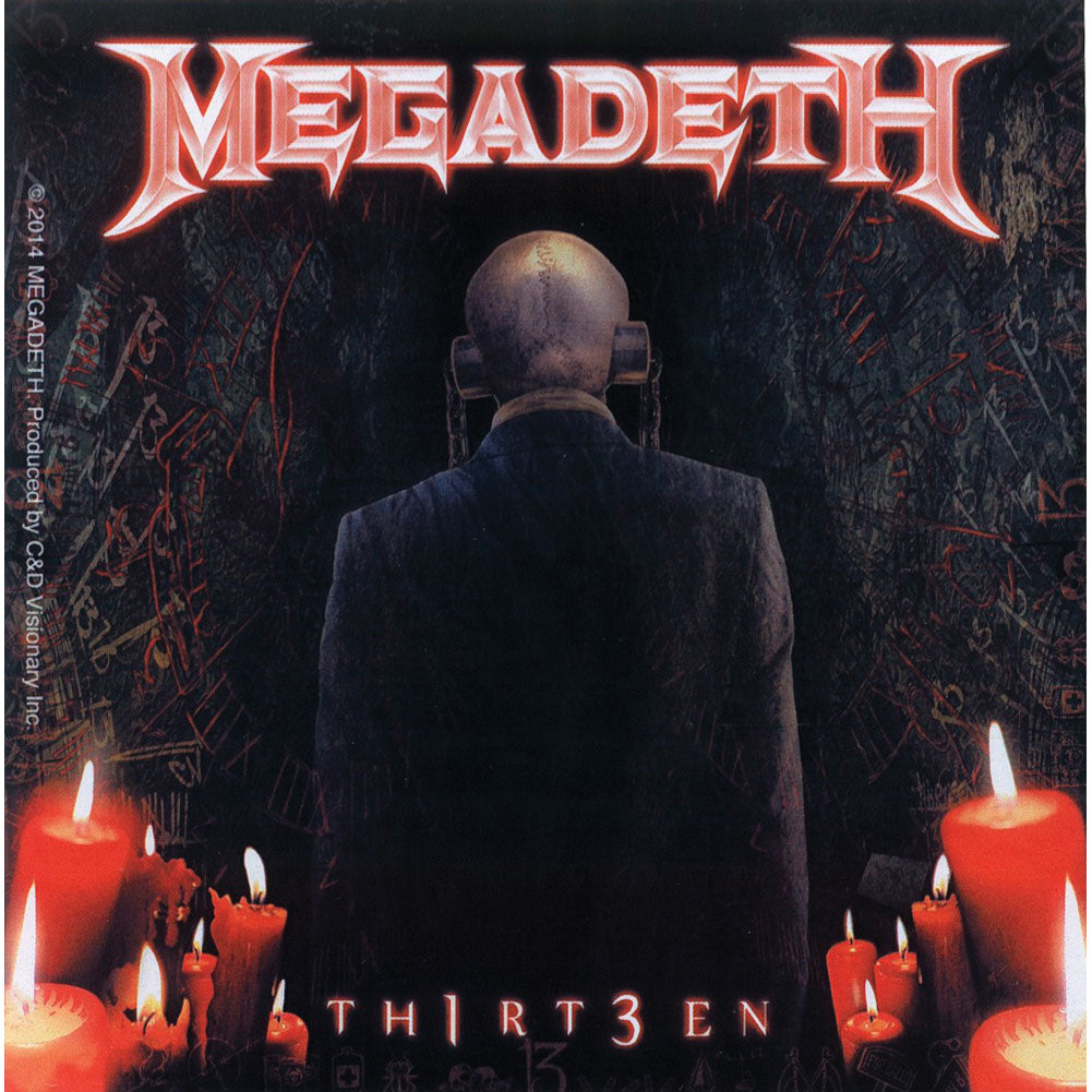 Megadeth 13 Candles Sticker