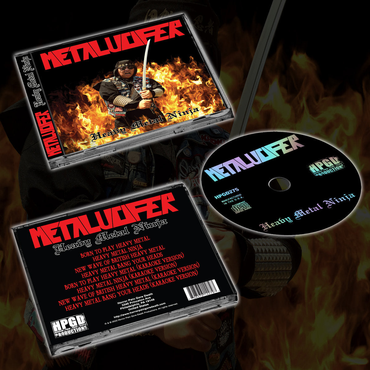 METALUCIFER - Heavy Metal Ninja (American Assault) CD